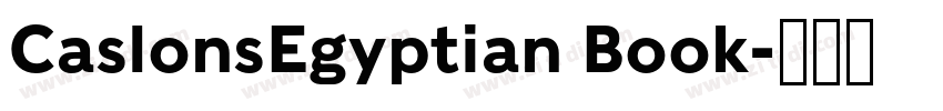CaslonsEgyptian Book字体转换 CaslonsEgyptian Book字体转换